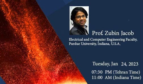 اطلاع رسانی در خصوص وبینار "Photon spin angular momentum in radiative heat transfer" 