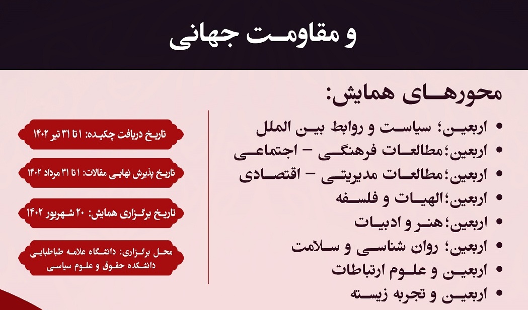  ششمین همایش بین المللی اربعین 
