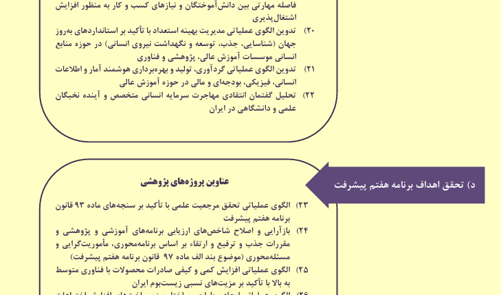 فراخوان پژوهش 1404 - 1405 موسسه پژوهش و برنامه ریزی آموزش عالی