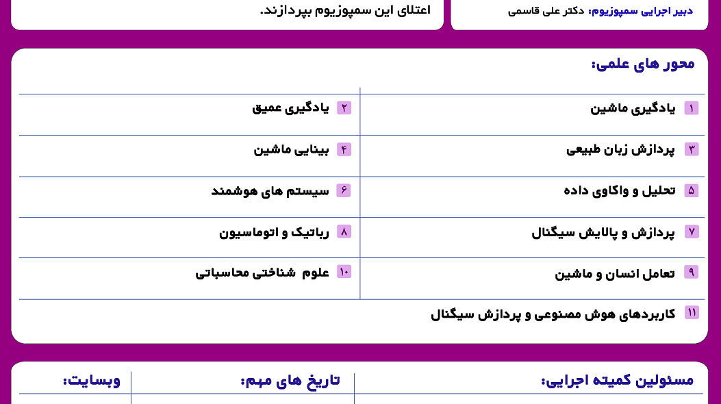 سمپوزیوم بین المللی هوش مصنوعی