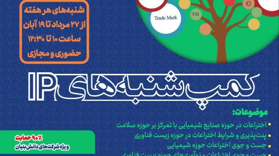  برگزاری کمپ IP در پارک علم و فناوری البرز