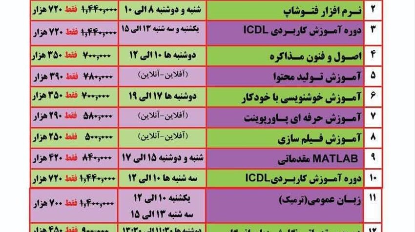 مدرسه مهارت آموزی پاییزه