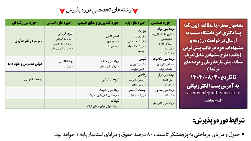 پژوهشگر پسادکتری